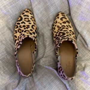 Animal print ankle shoes